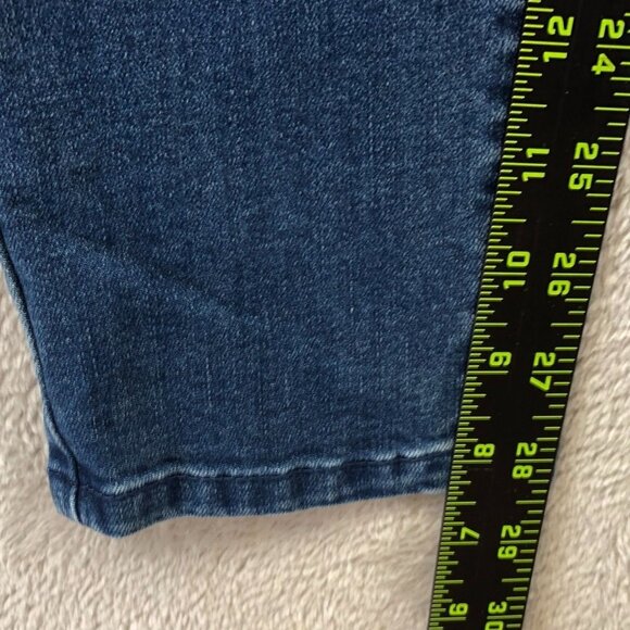 Anne Klein Womens Jeans 6 Missy Leo Skinny Ankle Blue Denim Stretch Casual - Picture 6 of 15